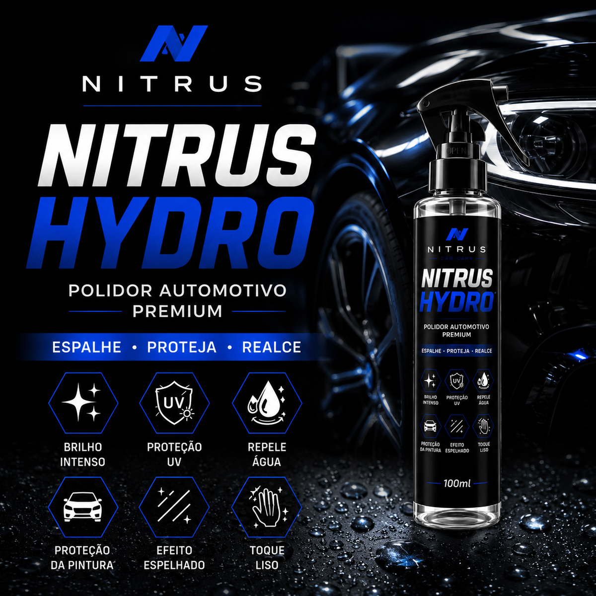 NITRUS HYDRO - Polidor Automotivo Premium