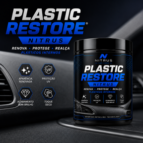 Plastic Restore Nitrus - Revitalizador de Plástico Automotivo Interno